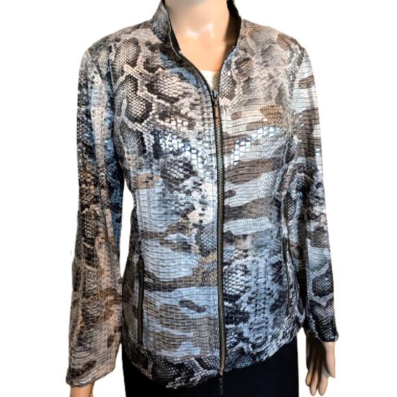 NWT Frank Lyman Design Animal Print Jacket Size 14 - Picture 1 of 6